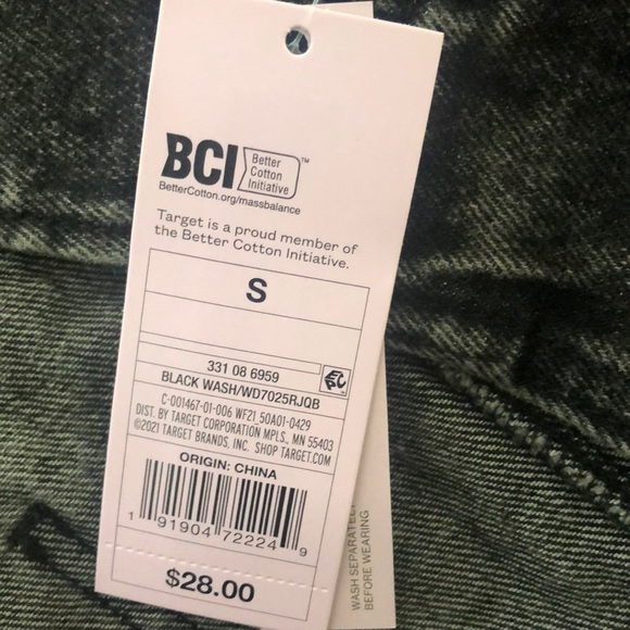 Wild Fable Women's Denim Pinafore Dress - Picture 5 of 11